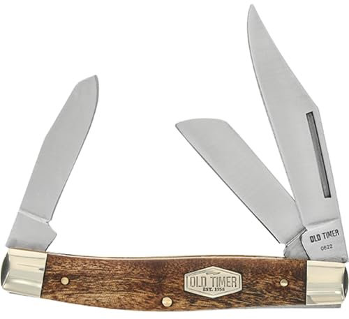 Schrade 0 Old Timer Custom, Senior, Desert Iron Wood Handle, 7,6 x 7,6 x 10,2 cm