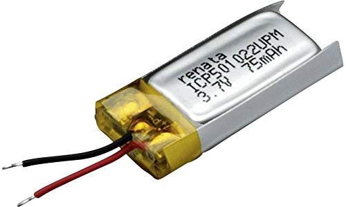 Renata ICP501022UPM Spezial-Akku Prismatisch Kabel LiPo 3.7 V 75 mAh