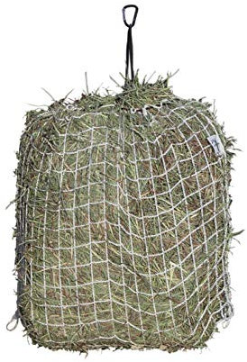 Freedom Feeder Mesh Mini Trailer Net Horse Feeder — Designed to Hold 2 Flakes or 13 Pounds of Forage — Reduce Horse Feeding Anxiety and Behavioral Issues