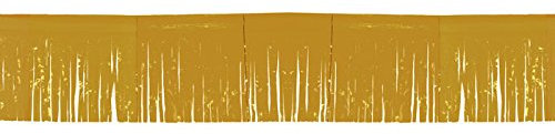 Party Discount NEU Fransen-Girlande, 6 m, Gold, 1 STK.