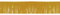 Party Discount NEU Fransen-Girlande, 6 m, Gold, 1 STK.