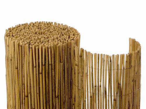 NOOR Schilfrohrmatte ST. Tropez - Natürlicher Sichtschutz aus Schilf für Balkon, Terrasse und Garten - Wetterfeste Sichtschutzmatte zum Anbringen am Zaun - 140 cm x 6 m Schilfrohr Balkonsichtschutz