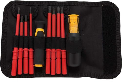 Dewalt DWHT66417 Vinyl Grip Insulated Screwdriver Set - 10 PC