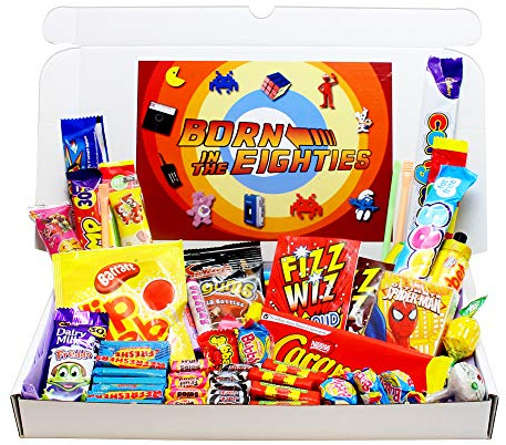 Born in The Eighties Retro Sweets Gift Box