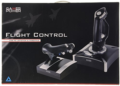 Games Power JS285 Flight Control - USB Joystick and Throttle (PC DVD) - [Edizione: Regno Unito]
