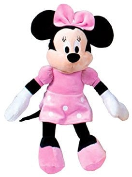 Minnie Mouse Plüschtier, rosa (Famosa 760011895), 12 x 7 x 34