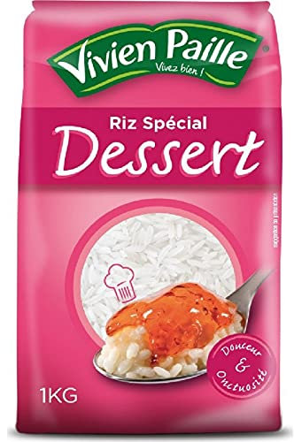 Vivien Paille - Riz rond Blanc Spécial Desserts Vivien Paille 1Kg