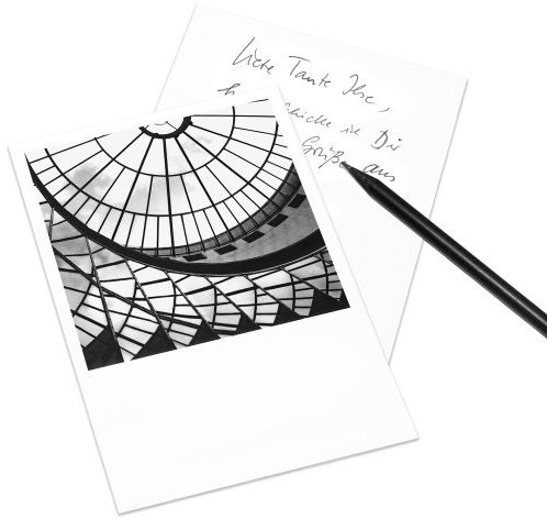 10er-Set Postkarte DIN A6 Frankfurt im Retro-Stil - Motiv: Schirn