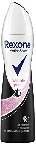 REXONA WOMEN MotionSense INVISIBLE PURE 48h ANTI-PERSPIRANT SPRAY 5.0 Oz / 150 ml by Rexona Women