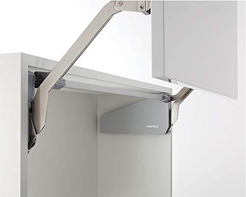 Gedotec Frontliftbeschlag Küche Klappenbeschlag FREE UP für einteilige Klappen aus Holz | Liftbeschlag für Korpushöhe 380-500 mm | Klappengewicht: 9-18 kg | 1 Set - Klappenhalter für Küchen-Schränke