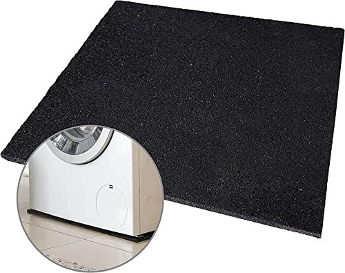 Mario 10 Anti-Vibrations-Waschmaschinenmatte, 60x60x1,5 cm.Made in EU. Leicht zuschneidbare geruchsneutrale Antirutschmatte.Die Umweltfreundliche Rubber Mat.