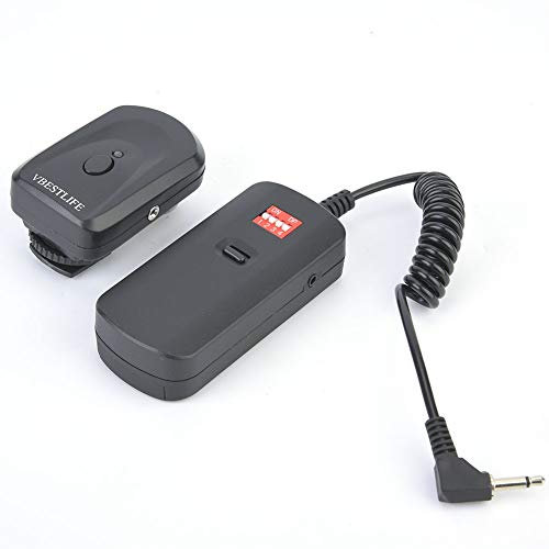 VBESTLIFE 16-Kanal-Blitzauslöser, drahtloser Studioblitzauslöser Sender und Empfänger Blitz Speedlite-Funkauslöser mit Adapter für, Pentax und andere Kameras