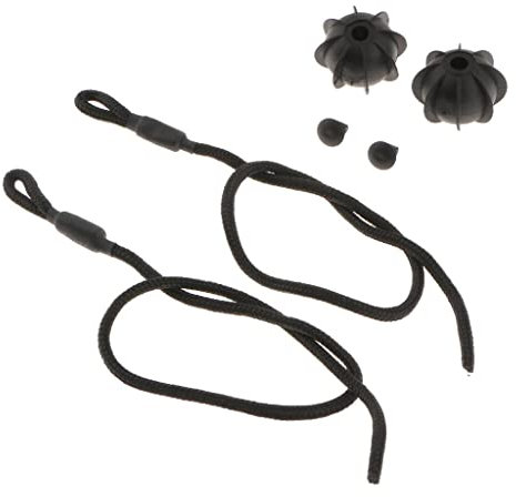 Almencla 2stk Kofferraumabdeckung Halteband Deckel Hutablage Gummipuffer für VW Golf 6 MK6 Golf GTI R20