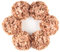 DuHouse Cabezas de hortensias Artificiales de Seda más Grandes con Tallo, Flores de hortensias Blancas Falsas para Boda, hogar, jardín, Centro de Mesa, Paquete de 6 (Marrón)