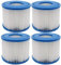 YanBan - 4 bañeras de hidromasaje para Tipo D VII, Filtro de Repuesto Compatible con Best-Way, para Intex Tipo D Piscinas de SPA de Aguas Termales, 4,21 x 3,74 x 2,05 Pulgadas