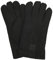 Rohn Moden Fingerhandschuhe Hochstein echt Lammfell für Damen und Herren, Handschuhe in Premiumqualität aus Baby Curly Merinolamm handgenäht anthrazit, dunkelgrau, schwarz (Grau, 7,5)