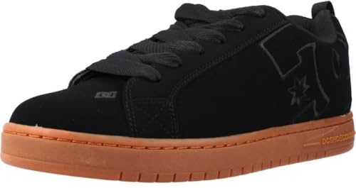 Dc Shoes Men's Court Graffik Sneaker, Black Gum, 11.5 UK