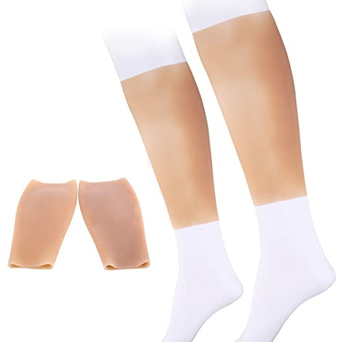 PURFWOG Faux Manchon de Mollet en Silicone, Faux Mollet en Silicone, Coussinets de Mollet pour l'amélioration des Jambes, pour Les Cicatrices de Coussinets de Jambe en Forme de O (Size : M)