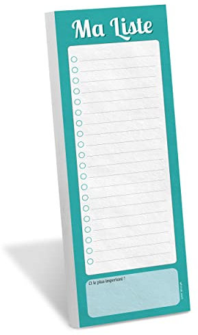 Magnetischer Notizblock Ma Liste für die ganze Familie, um auf Ihren Kühlschrank zu legen und nichts mehr zu vergessen – für Einkaufsliste/Todo List/Notizzettel – für den Kühlschrank – hergestellt