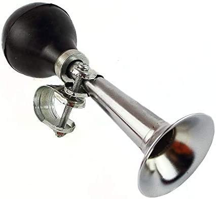 Fahrradglocke Glocke Fahrradklingel Fahrradhupe aus Metall (Hupe-Metall03) (Silber)