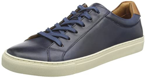 Hush Puppies Men's Colton Sneaker, Navy, 8 UK