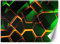 Feeby Papier Peint Intissé Formes Géométriques 400x280 cm vert XXL Moderne Décoration Murale Tableaux Muraux Tapisserie Salon Chambre à coucher Joueur Garçon Enfants