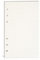 Papier quadrillé A6, 100 g/m² d'épaisseur, perforé à 6 trous, recharge de papier A6 pour agenda/classeurs/organiseur, 80 feuilles (160 pages), 17 x 10,5 cm, beige