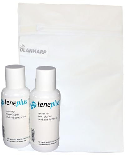 Waschmittelkonzentrat Teneplus + Olanmarp Wäschenetz - Atempflege für Microfasern, Synthetics und Lingerie - Die Ultimative Lösung für langlebige Lieblingswäsche für Hand- und Maschinenwäsche (200ml)