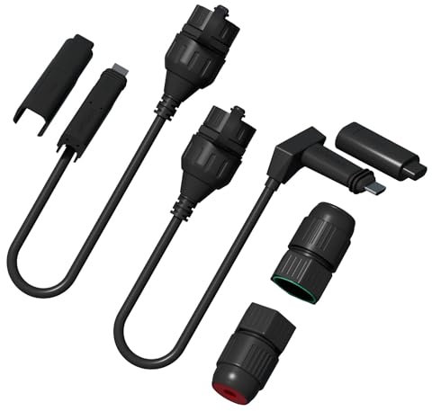 Klutchtech Cable Starlink, Compatible con Adaptador Ethernet Starlink SPX a adaptadores de acoplador RJ45, Conectores Hembra diseñados para Plato y enrutador Starlink Gen 2 (par para Plato y