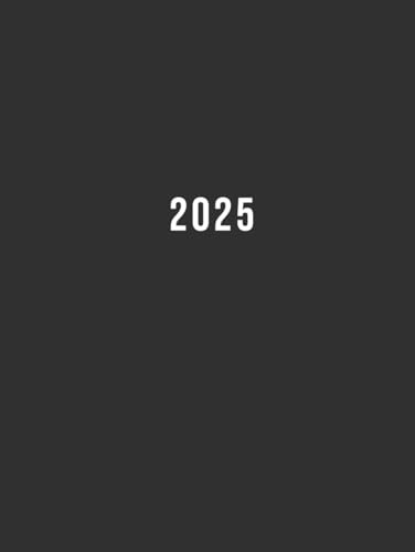 2025: Terminkalender mit Uhrzeiten 5 bis 23h Tag | 1 Woche auf 2 Seiten mit Zeit | A4 Wochenplaner | Kalenderbuch Planer | Zeiteinteilung Organizer | ... | Buchkalender Jahresplaner | Grau