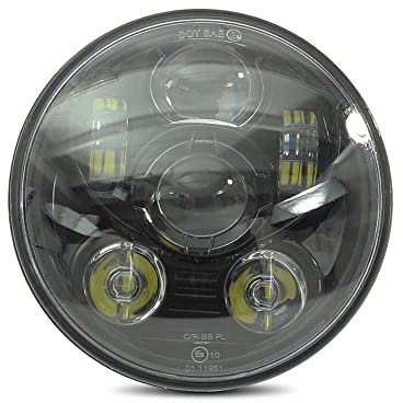 LED Scheinwerfer 5,75 Zoll Universal Hauptscheinwerfer Craftride schwarz