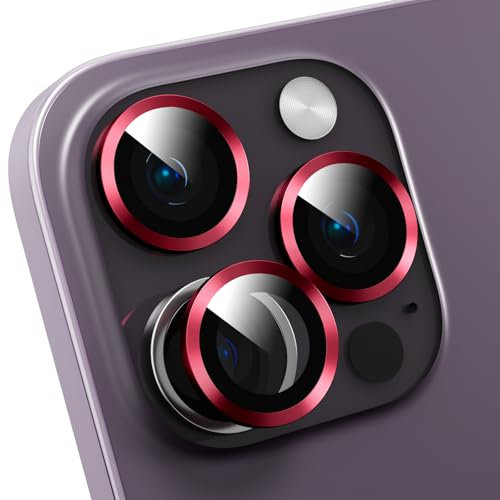 GANGANPRO Protecteur d'objectif d'appareil photo compatible avec iPhone 11/iPhone 12/iPhone 12 Mini, résistant aux rayures, coque de protection d'objectif d'appareil photo en verre trempé transparent,