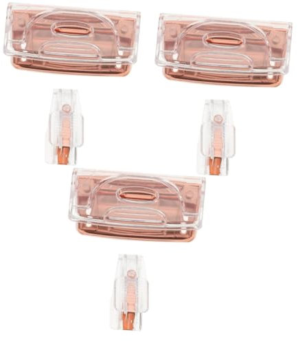 SEWACC 3sätze Rosen Büro Zubehör Papierlocher Mit Ergonomischem Heftentferner Tragbares Design Für Bürobedarf Und Projekte