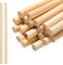 60 Pièces Baguette Bois, Jisrcha Baton Bois Ronds, Tiges Bâtonnets en Bois Ronde de 30cm, Batonnet en Bois Ronds pour les Projets Artistiques, le Travail du Bois, L'artisanat DIY (60 Pièces, 8 MM)