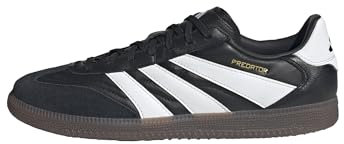 adidas Unisex Predator Freestyle Indoor Football Shoes Fußballschuhe, Core Black/Cloud White/Gold Metallic, 44 2/3 EU