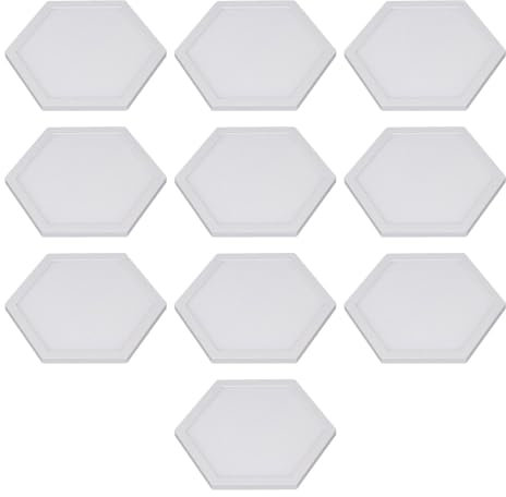 Fockety Pannello Luminoso Esagonale, Effetti Multicolori Regolabili Lampade da Parete a LED RGB Decorazioni per la Casa Intelligenti Lampade da Parete Esagonali Creative con (Spina