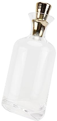 Ciieeo Decanter in Con Rubinetto Decanter Creativo Per Casa Ristorante Hotel 1 Pezzo Decanter Per Vino in Stile Nordico Coperchio Dorato