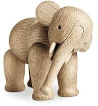 Kay Bojesen Liliput Elephant, Oak, H: 3.0