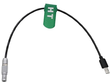 HangTon Timecode for Ambient Nano Lockit Sound Devices 663 Mixer to Sony FX3 FX30 A1 A7S3 A7S III Camera, Lemo type 5 broches vers Multi Micro USB 30 cm