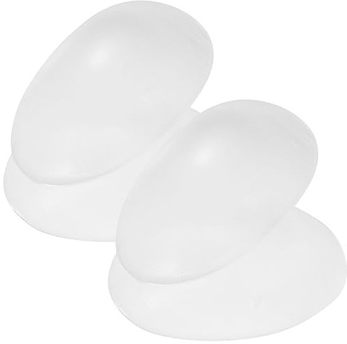 NUOBESTY Spalline Adesive in Silicone Trasparente per Donna, Set da 2 Paia, Rinforzatore per Spalle Antiscivolo, Modellanti e Riutilizzabili, per Abiti e Intimo