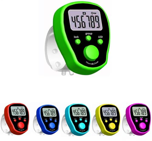 Contatore Digitale da, clicker Portatile a LED per contare i Giri, contatore Sportivo per Nuoto, Corsa, Ciclismo, contatore Manuale accurato, per la casa per Il monitoraggio del Fitness