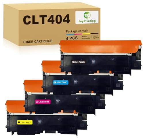 JoyPrinting CLT-404 CLT-404S Multipack Toner Kompatibel für Samsung CLT-P404C CLT-K404S für SL-C430W C430 C432W SL-C432 C433W C433 SL-480FW C480 C480FN SL-C480FW C480W 482 SL-C482FW C482W SL-483 C483W