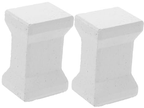 HAPINARY Lot De 2 Poteaux En Céramique Pour Pied De Cheval Accessoire De Poterie Électrique//four