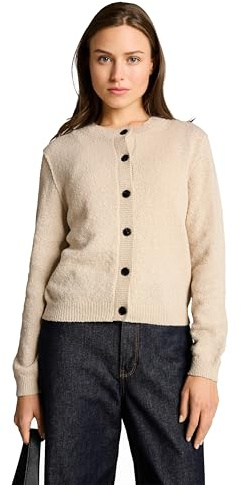 TOM TAILOR Damen Cardigan mit Knopfleiste