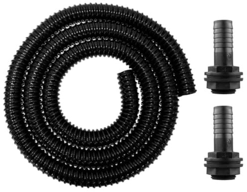 AP Supplies 1meter Corrugated Pipe 1in Water Butt Linking Kit | Link water butts securely with flexible 1in pipe and sealed fittings