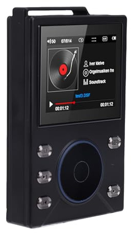 SENECESLI Lettore MP3 HIFI con Bluetooth 5.4, Lettore FLAC DSD Senza Perdita, Lettore Audio Digitale Hi Res Res Portable Music DAP con una Lunga Durata della Batteria e Archiviazione