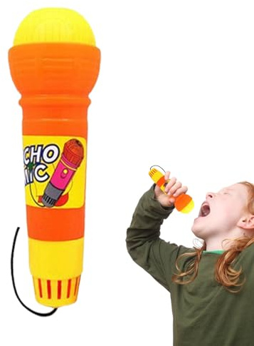 Echo Microphone Toy - Voice Change Microphone for Pretend Singing Device Lightweight Fun Microphones No Battery Required | Interactive Microphone Toy