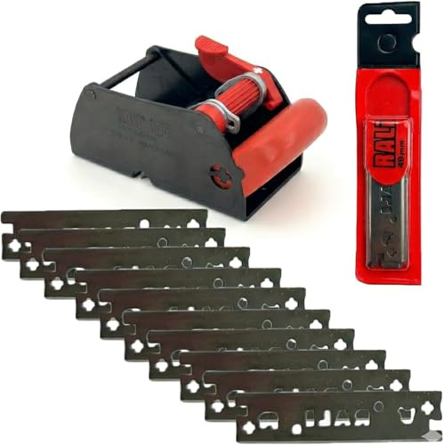 RALI 105 MONOBLOC Set + 10 Messer Einhandhobel ohne Nachschärfen | Profi Einhandhobel ohne Nachschärfen. Schweizer Qualität.