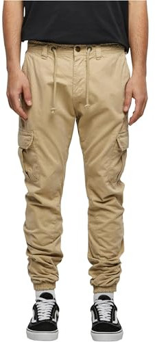 Urban Classics TB1268 Herren Hose Cargo Jogging Pants Sand, S
