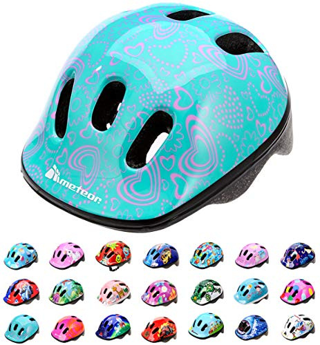 meteor® Fahrrad-Helm Kinder-Jugend-helme: Radhelm Radsport Skateboard Inline-Skate BMX Scooter - Entwickelt für die Sicherheit der jüngsten Benutzer